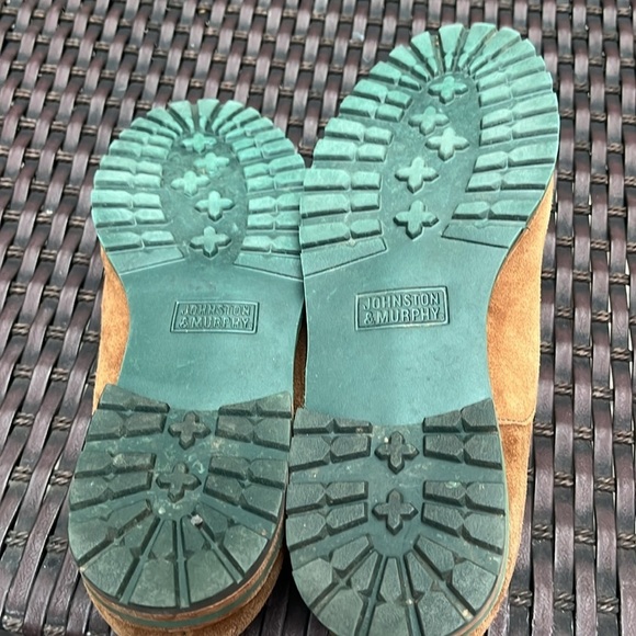 Johnston & Murphy Brown Suede Slip On Loafer 7.5 M - Picture 7 of 8